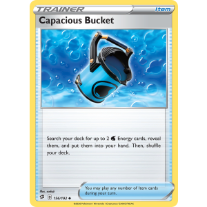 Capacious Bucket 156/192 Pokemon TCG Sword & Shield Rebel Clash