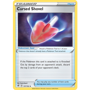 Cursed Shovel 157/192 Pokemon TCG Sword & Shield Rebel Clash