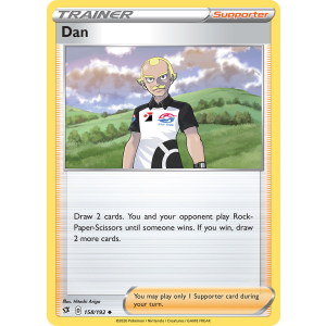 Dan 158/192 Pokemon TCG Sword & Shield Rebel Clash