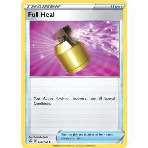 Full Heal 159/192 Pokemon TCG Sword & Shield Rebel Clash