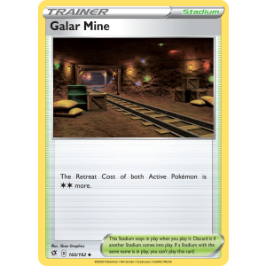 Galar Mine 160/192 Pokemon TCG Sword & Shield Rebel Clash