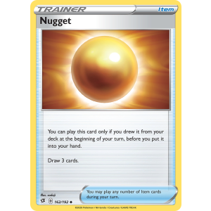 Nugget 162/192 Pokemon TCG Sword & Shield Rebel Clash