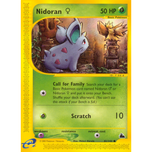 Nidoran 81/144 Pokemon TCG E-Card Skyridge