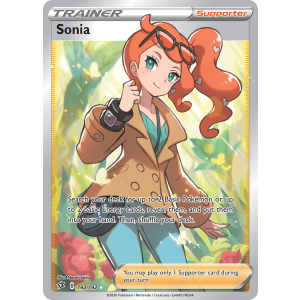 Rare Ultra Sonia 192/192 Pokemon TCG Sword & Shield Rebel Clash