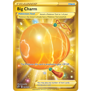 Rare Secret Big Charm 206/192 Pokemon TCG Sword & Shield Rebel Clash