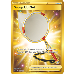 Rare Secret Scoop Up Net 207/192 Pokemon TCG Sword & Shield Rebel Clash