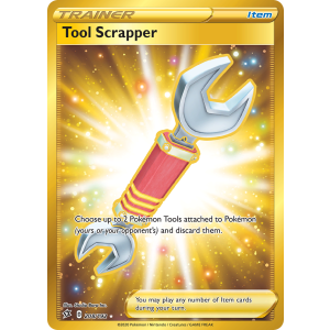 Rare Secret Tool Scrapper 208/192 Pokemon TCG Sword & Shield Rebel Clash