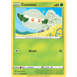 Cottonee 5/202 Pokemon TCG Sword & Shield Sword & Shield