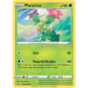 Maractus 7/202 Pokemon TCG Sword & Shield Sword & Shield