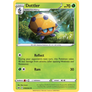 Dottler 18/202 Pokemon TCG Sword & Shield Sword & Shield