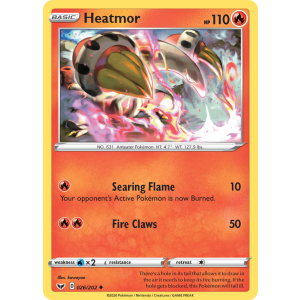 Heatmor 26/202 Pokemon TCG Sword & Shield Sword & Shield