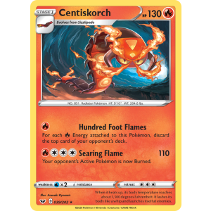 Centiskorch 39/202 Pokemon TCG Sword & Shield Sword & Shield