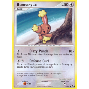 Buneary 12/17 Pokemon TCG POP POP Series 9