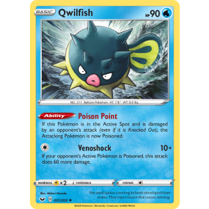 Qwilfish 51/202 Pokemon TCG Sword & Shield Sword & Shield