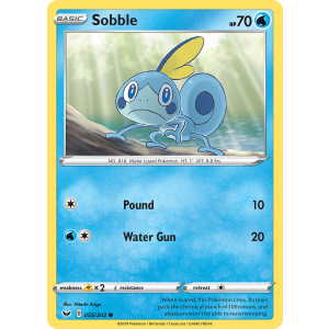 Sobble 55/202 Pokemon TCG Sword & Shield Sword & Shield