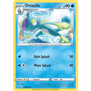 Drizzile 57/202 Pokemon TCG Sword & Shield Sword & Shield