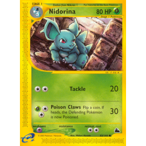 Nidorina 83/144 Pokemon TCG E-Card Skyridge