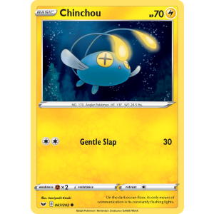 Chinchou 67/202 Pokemon TCG Sword & Shield Sword & Shield