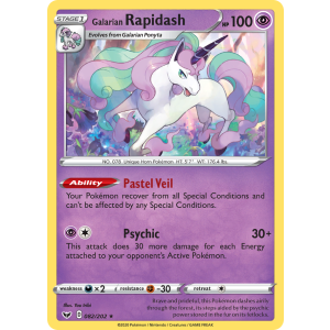 Galarian Rapidash 82/202 Pokemon TCG Sword & Shield Sword & Shield