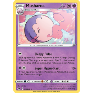 Musharna 88/202 Pokemon TCG Sword & Shield Sword & Shield