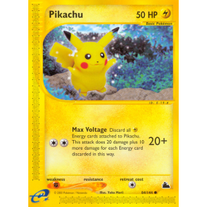 Pikachu 84/144 Pokemon TCG E-Card Skyridge