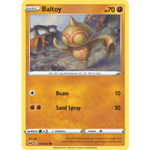 Baltoy 101/202 Pokemon TCG Sword & Shield Sword & Shield