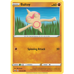 Baltoy 102/202 Pokemon TCG Sword & Shield Sword & Shield