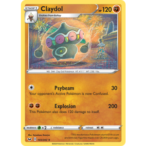 Claydol 103/202 Pokemon TCG Sword & Shield Sword & Shield