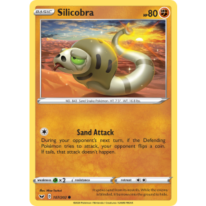 Silicobra 107/202 Pokemon TCG Sword & Shield Sword & Shield