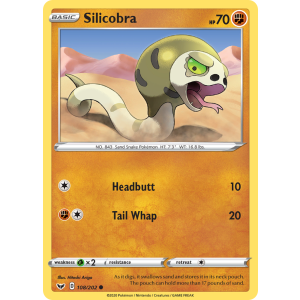 Silicobra 108/202 Pokemon TCG Sword & Shield Sword & Shield