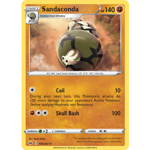 Sandaconda 109/202 Pokemon TCG Sword & Shield Sword & Shield