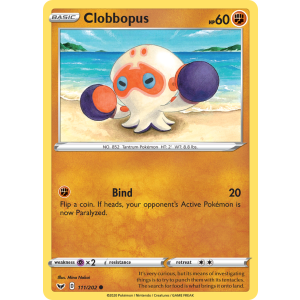 Clobbopus 111/202 Pokemon TCG Sword & Shield Sword & Shield