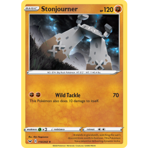 Stonjourner 114/202 Pokemon TCG Sword & Shield Sword & Shield