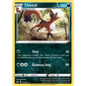 Thievul 126/202 Pokemon TCG Sword & Shield Sword & Shield