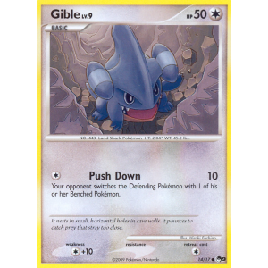 Gible 14/17 Pokemon TCG POP POP Series 9