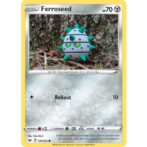 Ferroseed 130/202 Pokemon TCG Sword & Shield Sword & Shield