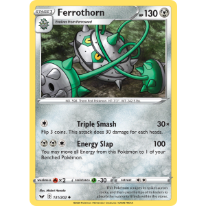 Ferrothorn 131/202 Pokemon TCG Sword & Shield Sword & Shield