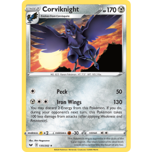 Corviknight 135/202 Pokemon TCG Sword & Shield Sword & Shield