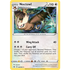 Noctowl 144/202 Pokemon TCG Sword & Shield Sword & Shield