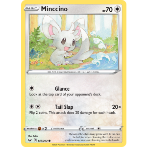 Minccino 145/202 Pokemon TCG Sword & Shield Sword & Shield