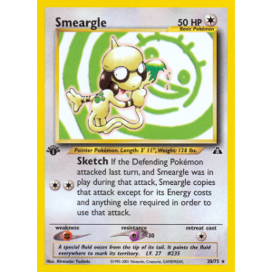 Smeargle 30/75 Pokemon TCG Neo Neo Discovery