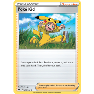 Poké Kid 173/202 Pokemon TCG Sword & Shield Sword & Shield