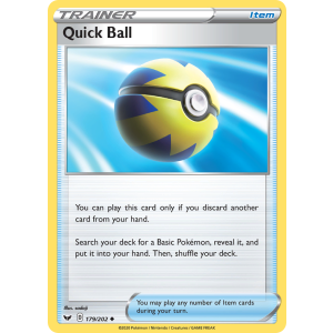 Quick Ball 179/202 Pokemon TCG Sword & Shield Sword & Shield