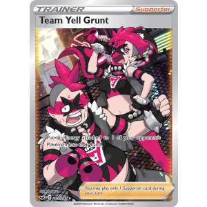 Rare Ultra Team Yell Grunt 202/202 Pokemon TCG Sword & Shield Sword & Shield