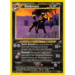 Umbreon 32/75 Pokemon TCG Neo Neo Discovery