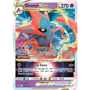 Promo Deoxys VSTAR SWSH268/307 Pokemon TCG Sword & Shield SWSH Black Star Promos