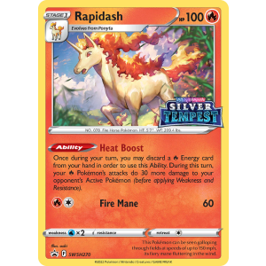 Promo Rapidash SWSH270/307 Pokemon TCG Sword & Shield SWSH Black Star Promos