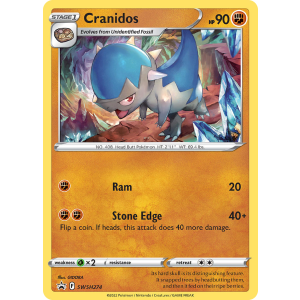 Promo Cranidos SWSH274/307 Pokemon TCG Sword & Shield SWSH Black Star Promos