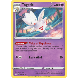 Promo Togetic SWSH276/307 Pokemon TCG Sword & Shield SWSH Black Star Promos