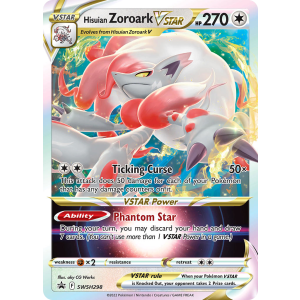 Promo Hisuian Zoroark VSTAR SWSH298/307 Pokemon TCG Sword & Shield SWSH Black Star Promos